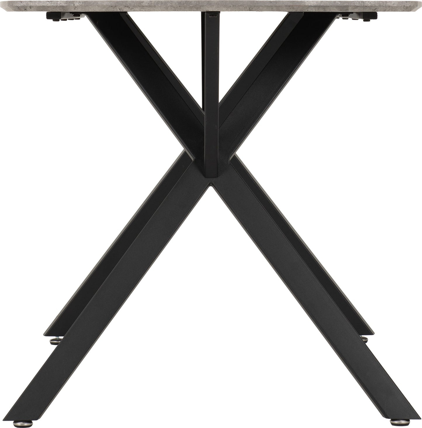 Athens Rectangular Dining Table - Concrete Effect