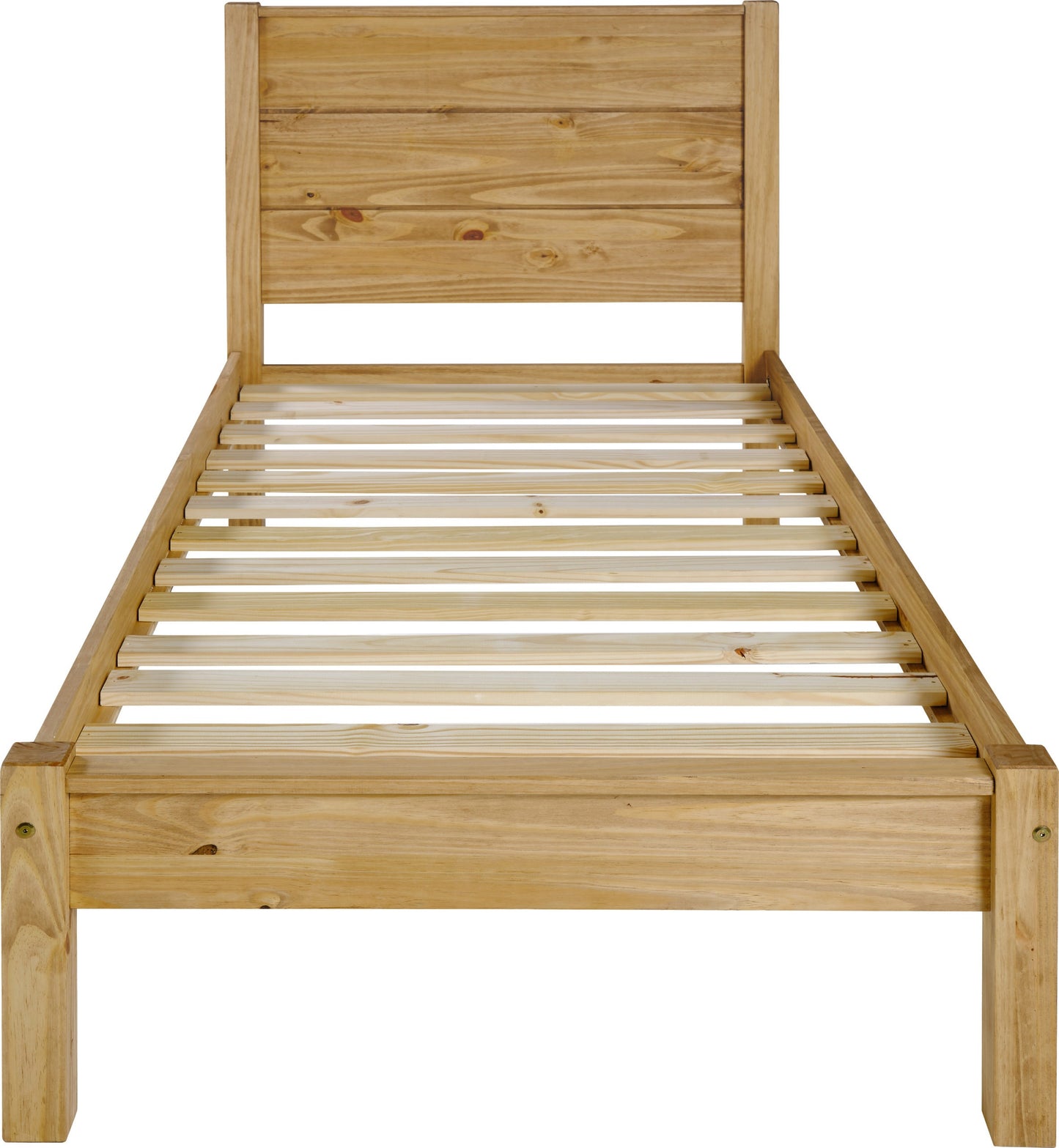 Barton 3' Bed - Waxed Pine