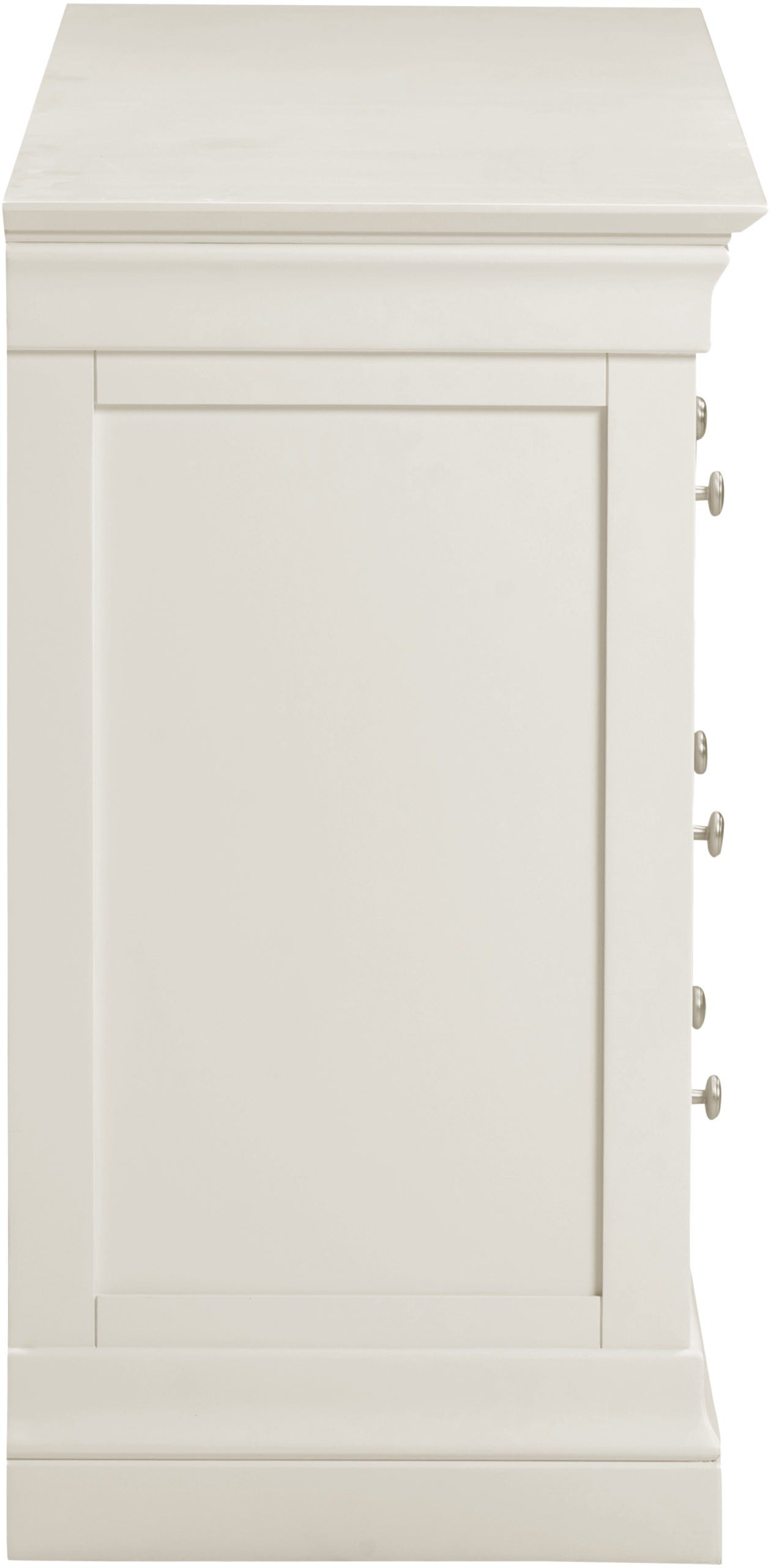 Bordeaux 3+2 Drawer Chest - Ivory
