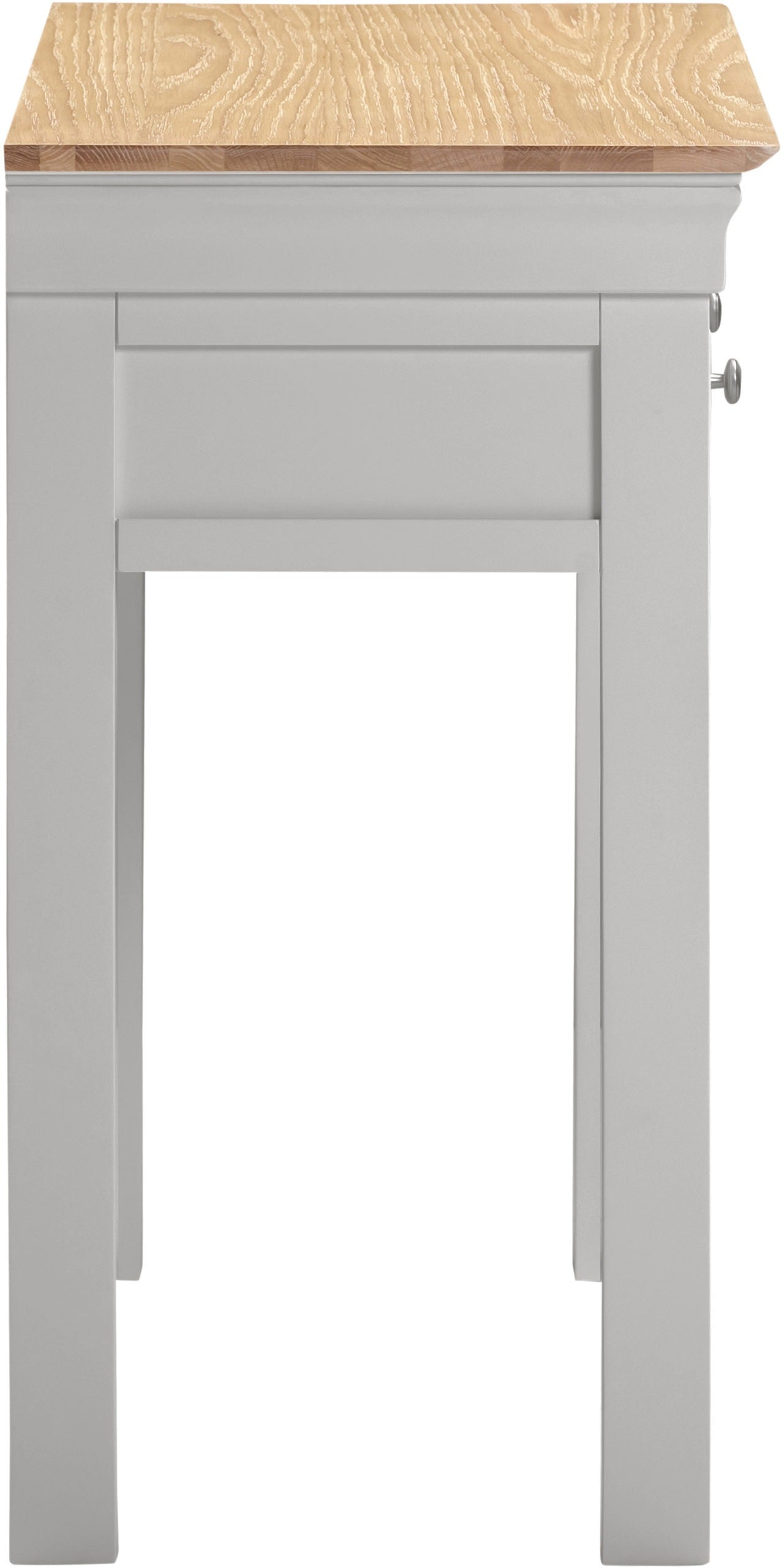 Bordeaux Console Table - Pebble Grey/Oak