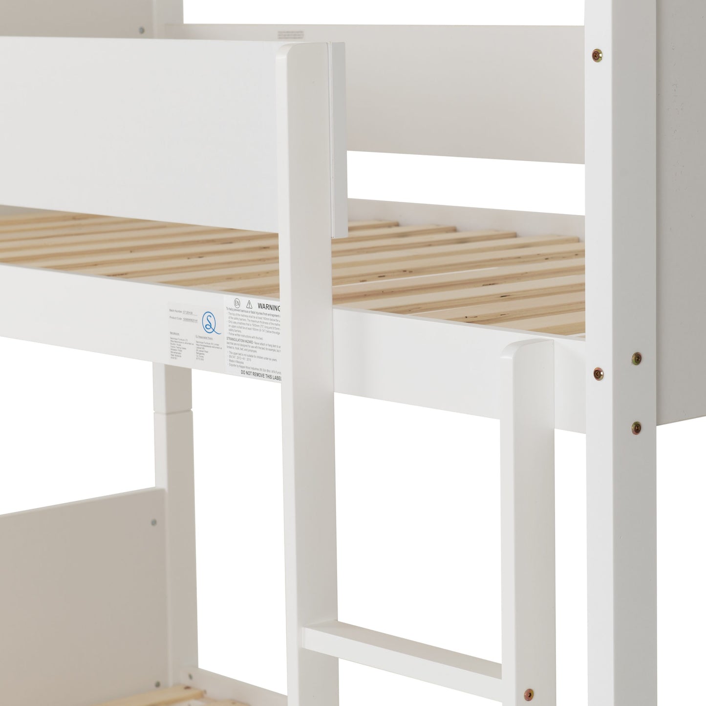 Bruno 3' Bunk Bed - White