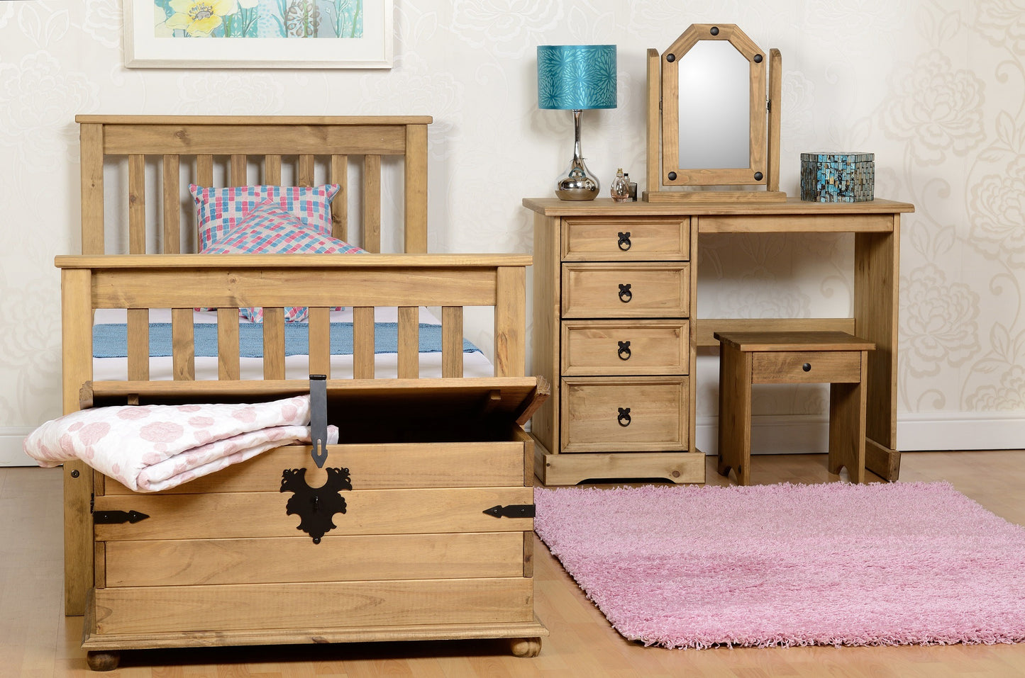 Monaco 3' High End Bed - Grey