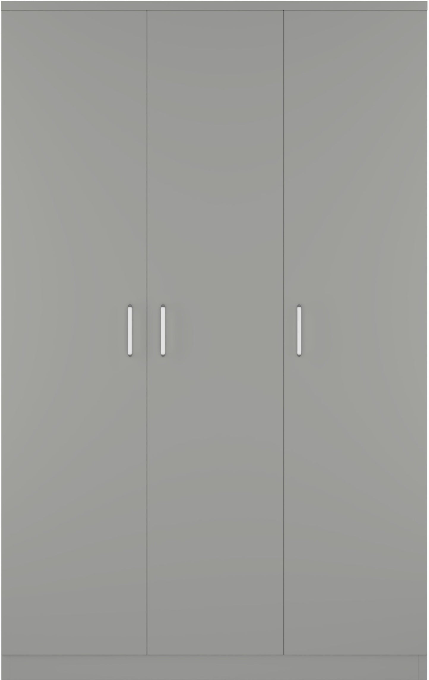 Dakota 3 Door Wardrobe - Light Grey
