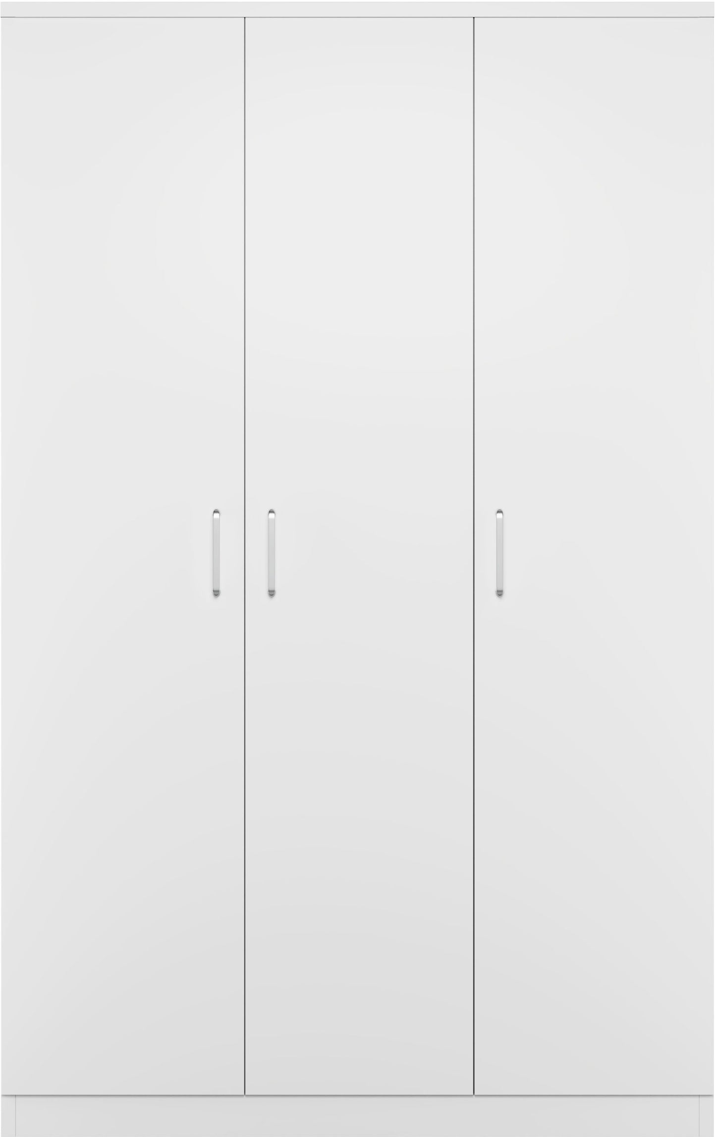 Dakota 3 Door Wardrobe - White
