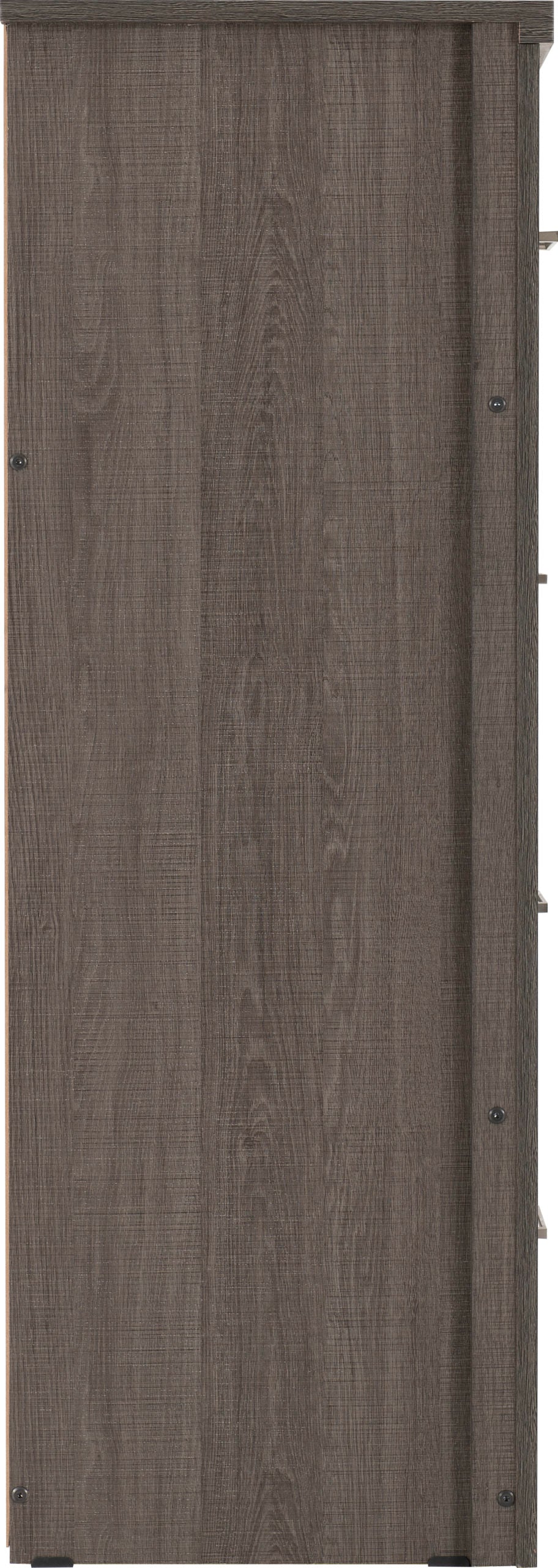 Lisbon 3+2 Drawer Chest - Black Wood Grain