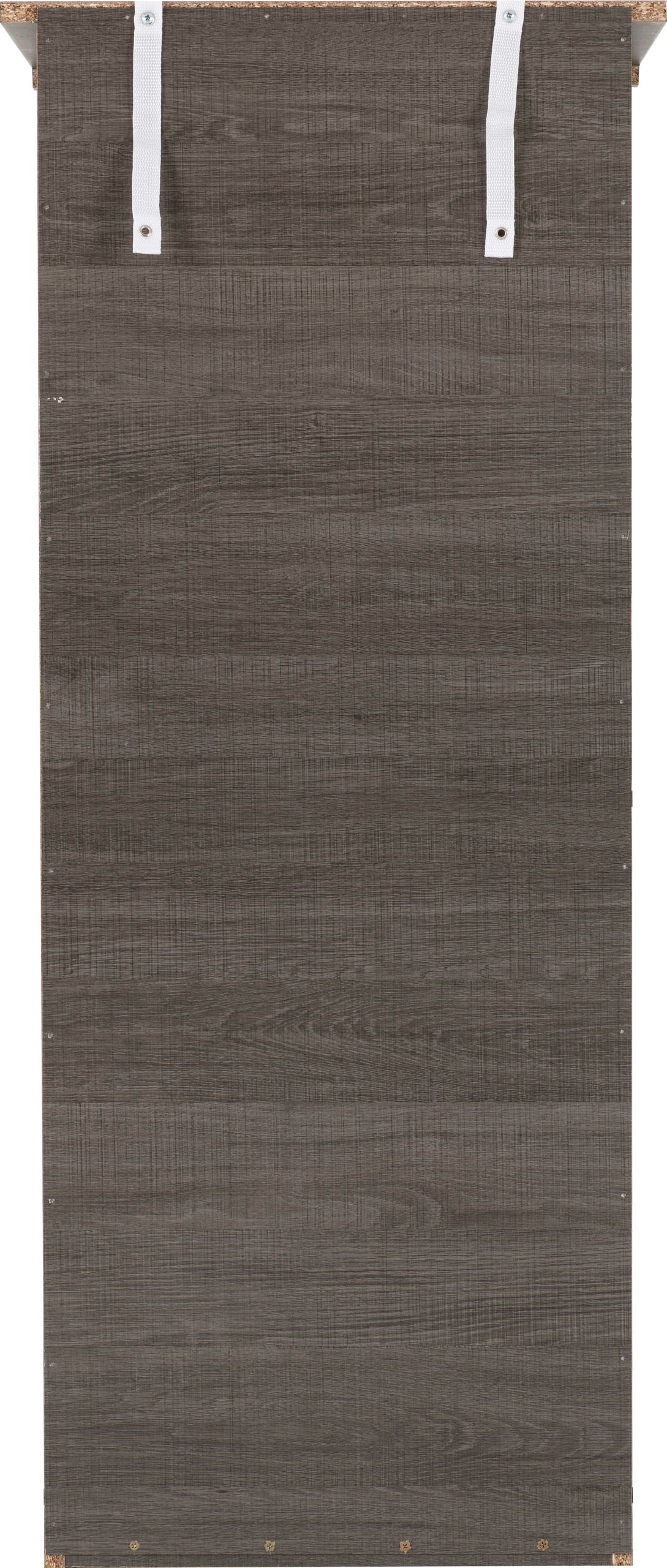 Lisbon 5 Drawer Narrow Chest - Black Wood Grain