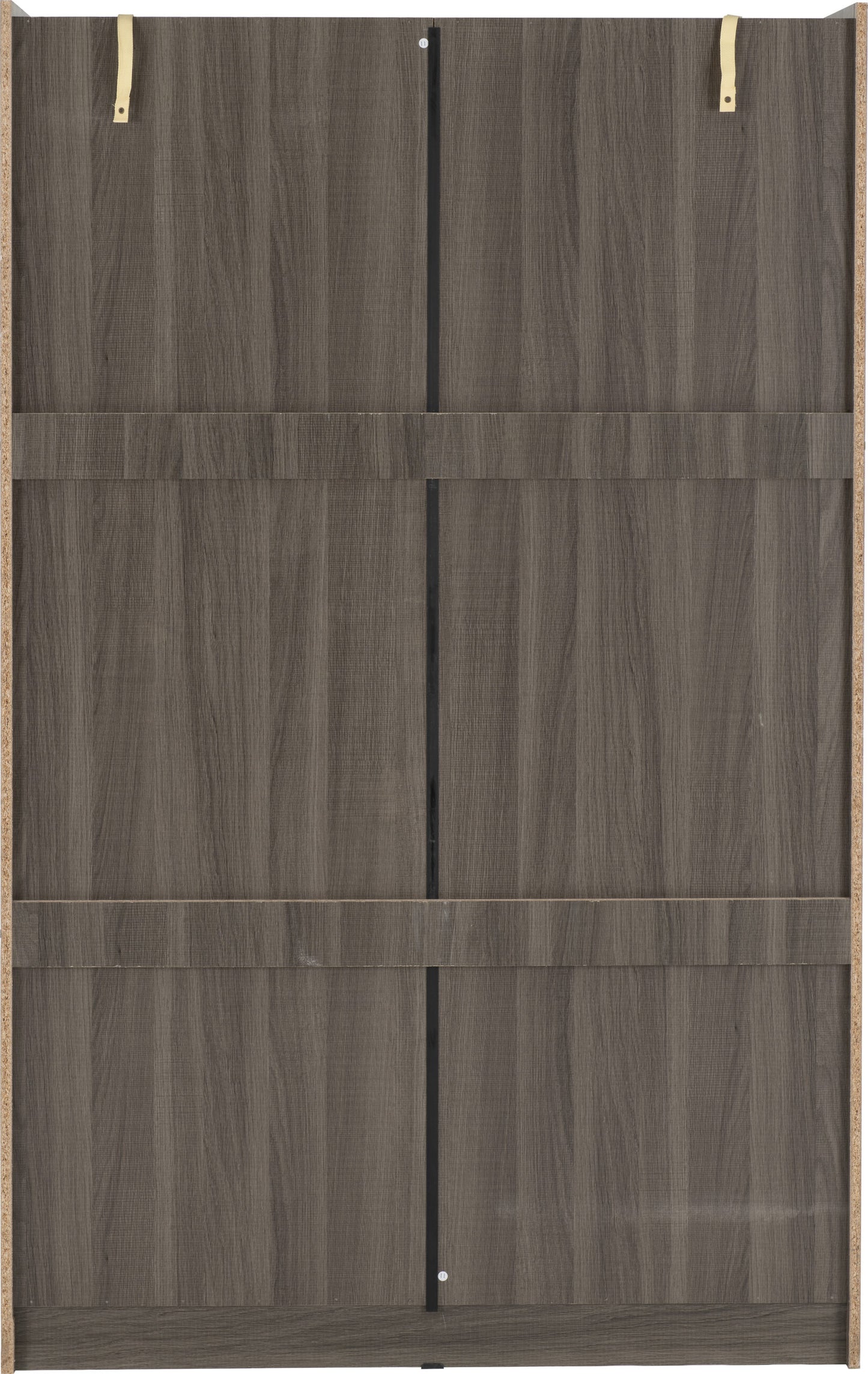 Lisbon Slider Wardrobe - Black Wood Grain