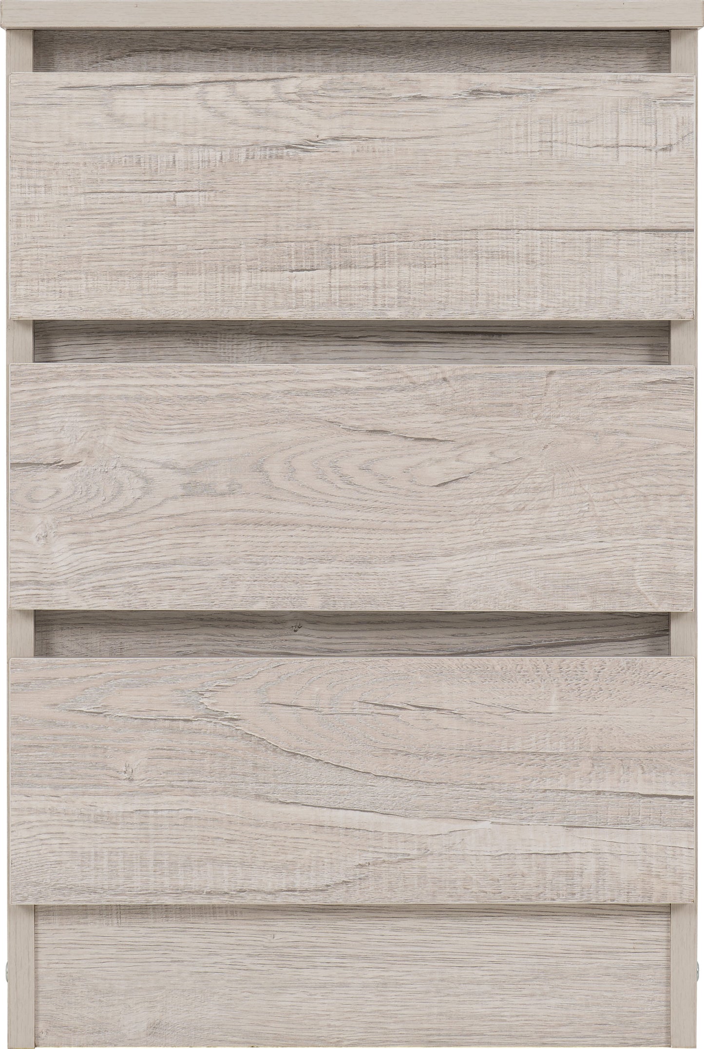 Malvern 3 Drawer Bedside - Urban Snow