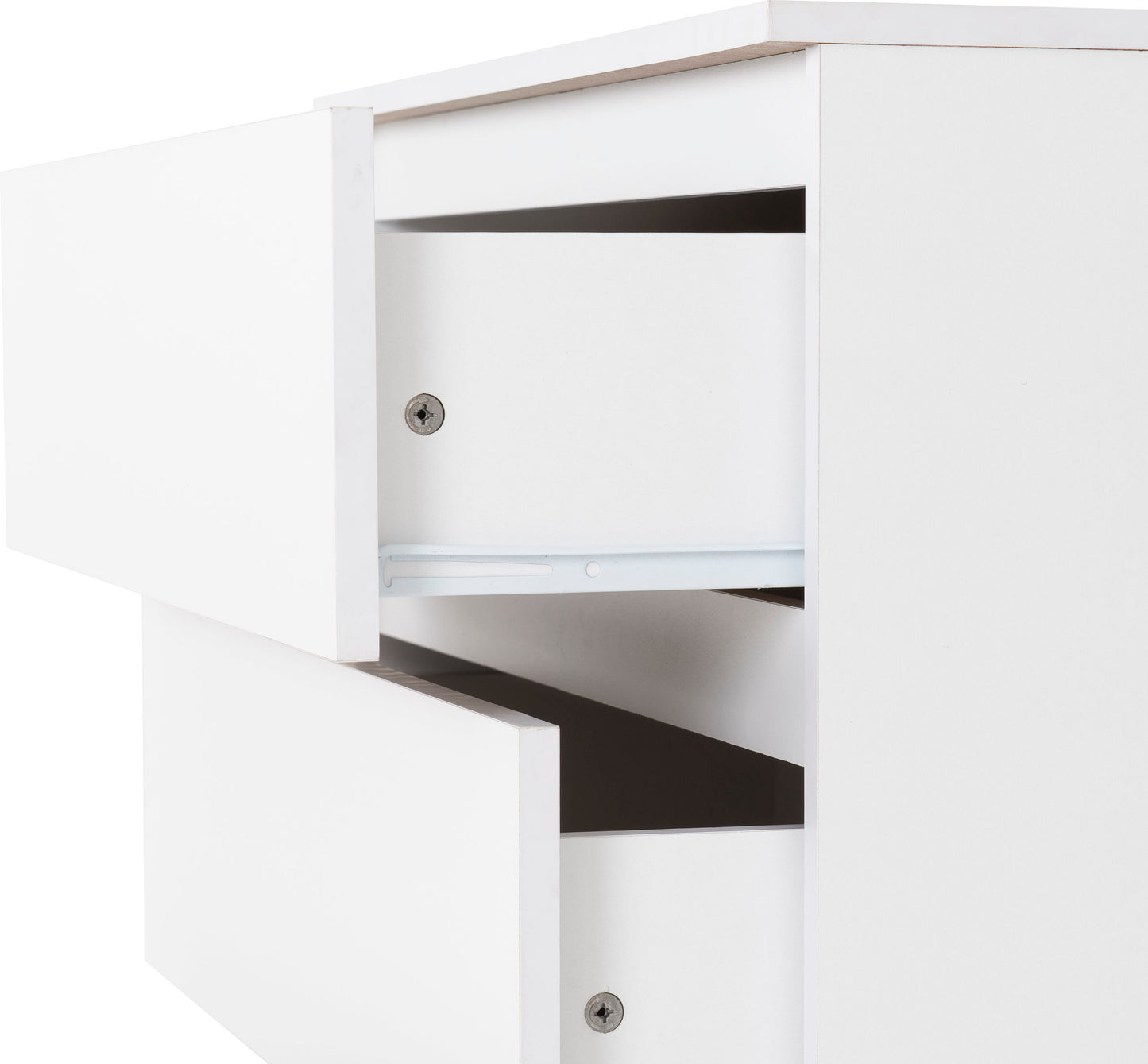 Malvern 3 Drawer Chest - White