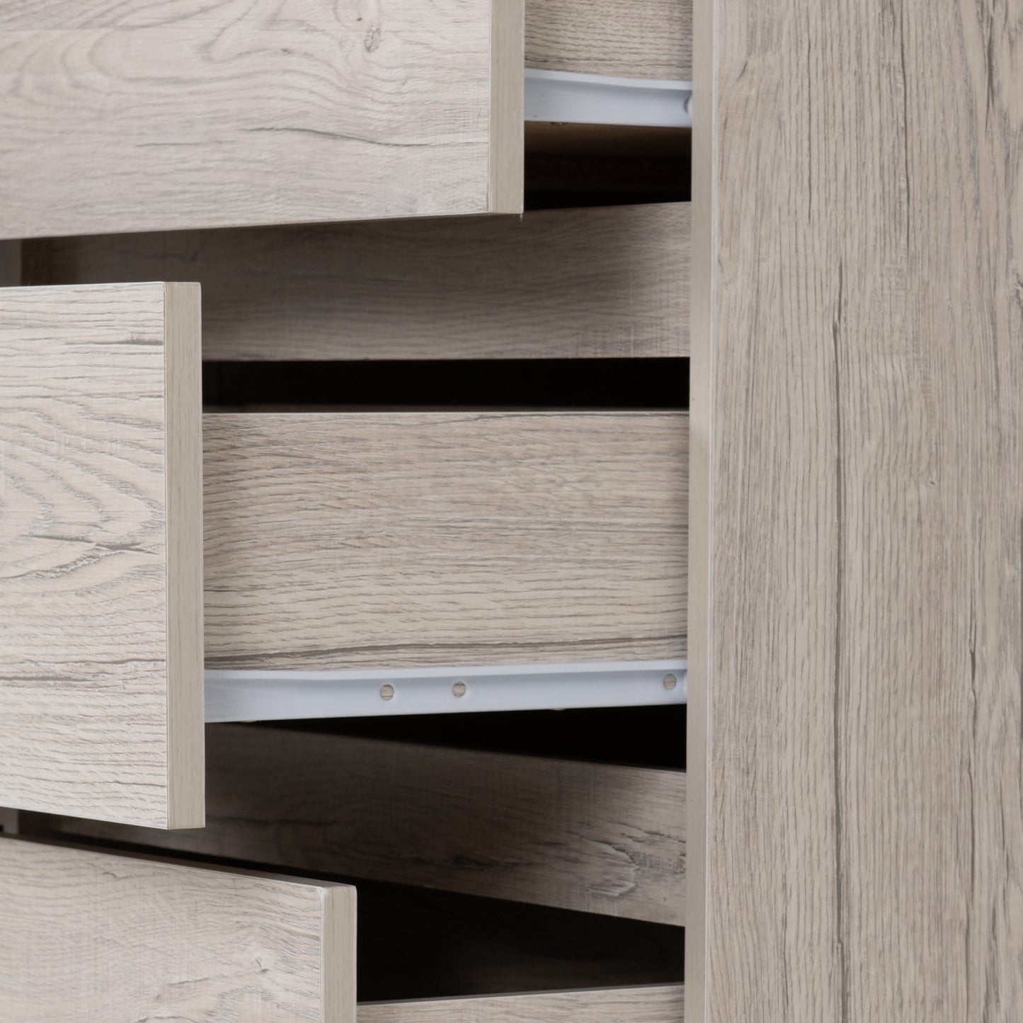 Malvern 6 Drawer Chest - Urban Snow