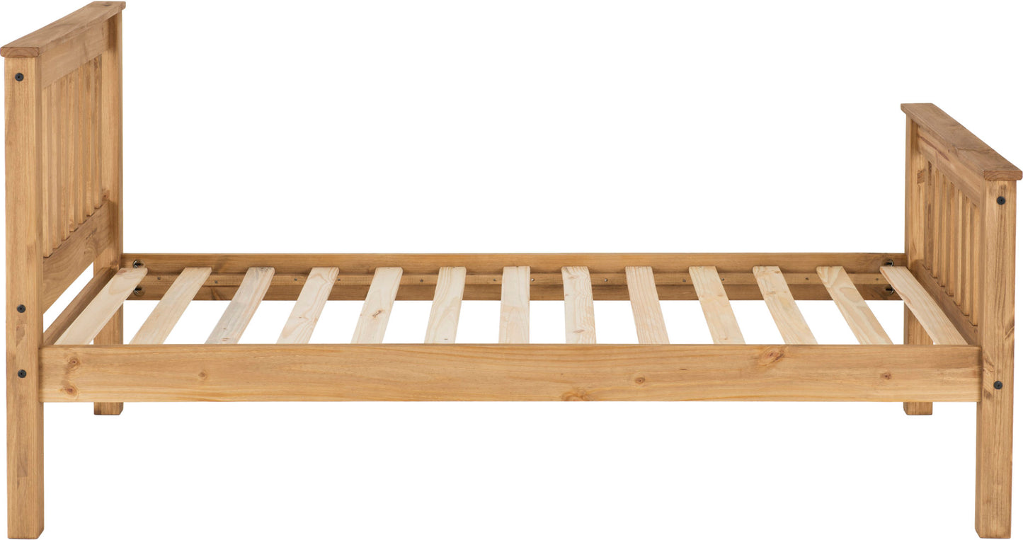 Monaco 3' High End Bed - Grey