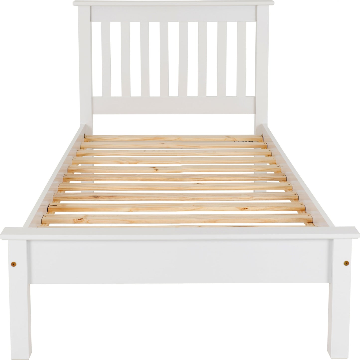 Monaco 3' Low End Bed - White