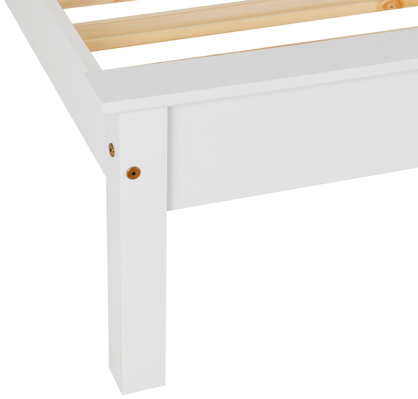 Monaco 3' Low End Bed - White