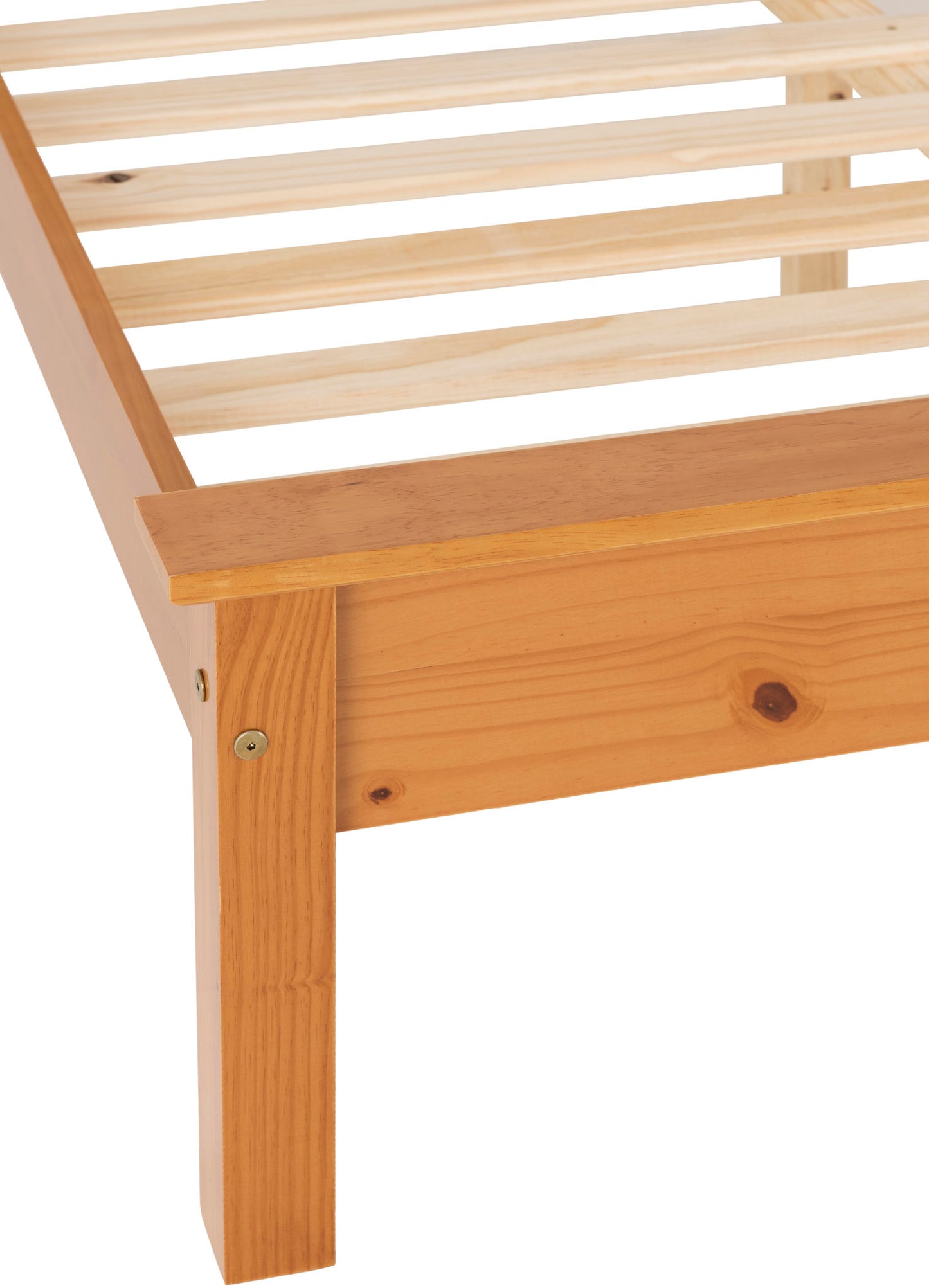 Monaco 4'6" Low End Bed - Antique Pine