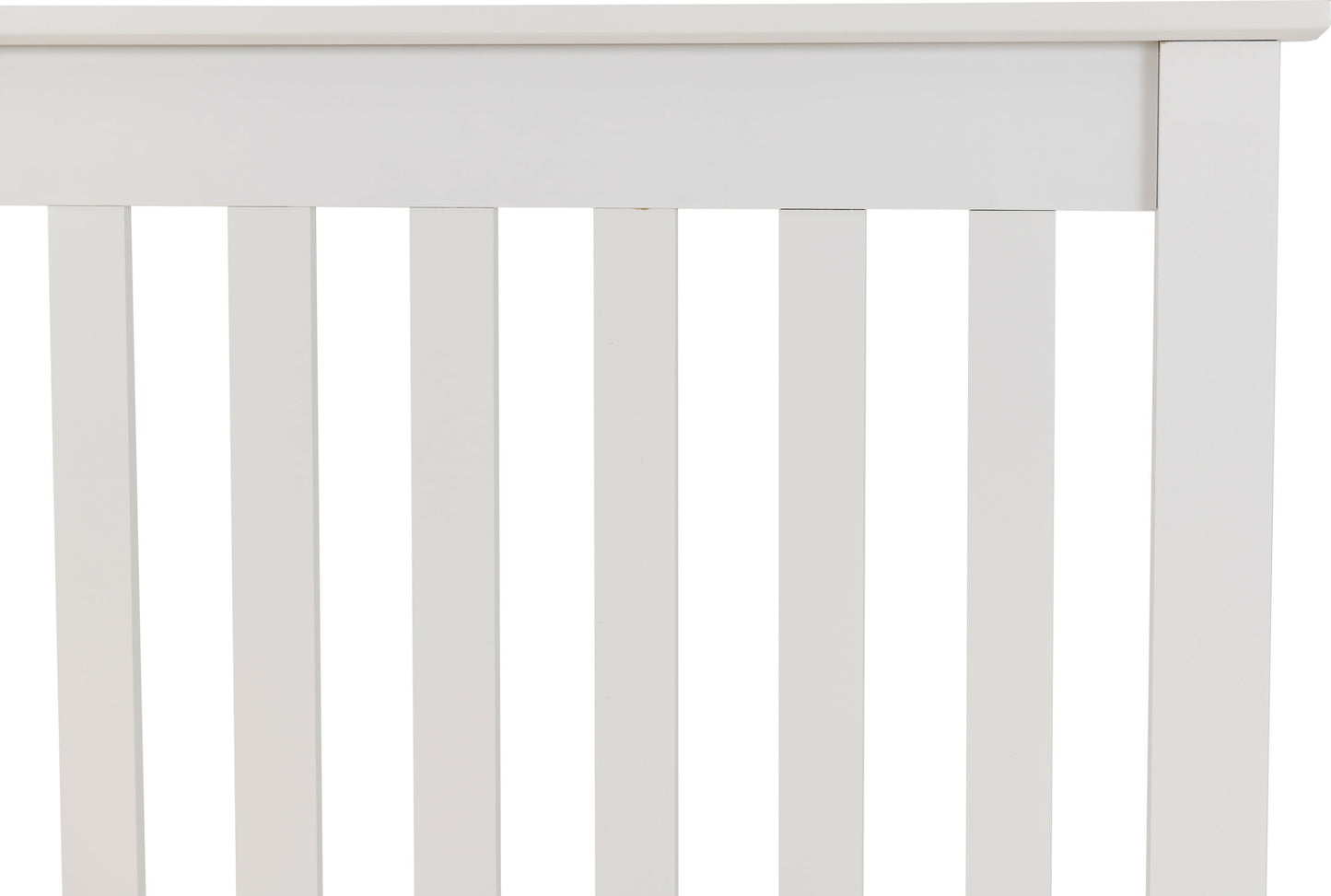 Monaco 4'6" Low End Bed - White