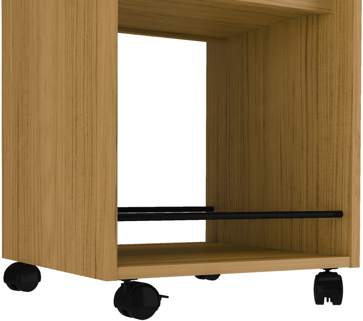 Naples Serving Cart/Side Table - Oak Effect