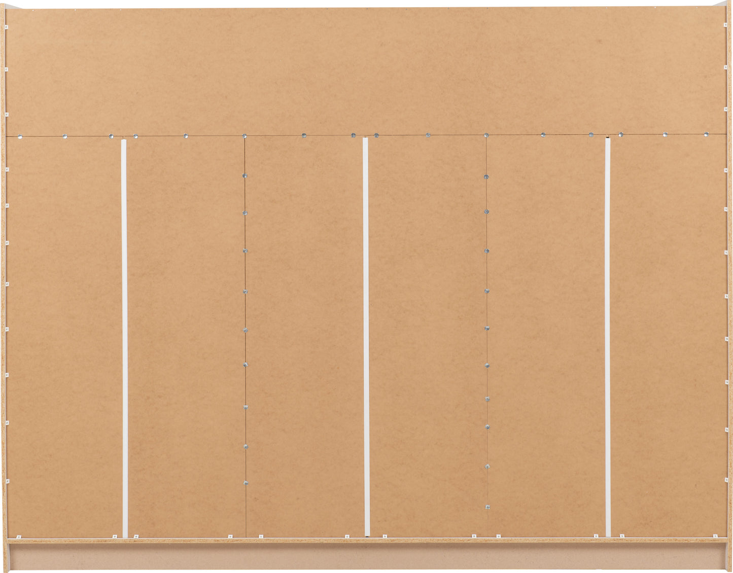 Nevada 3 Door Slider Wardrobe - White Gloss