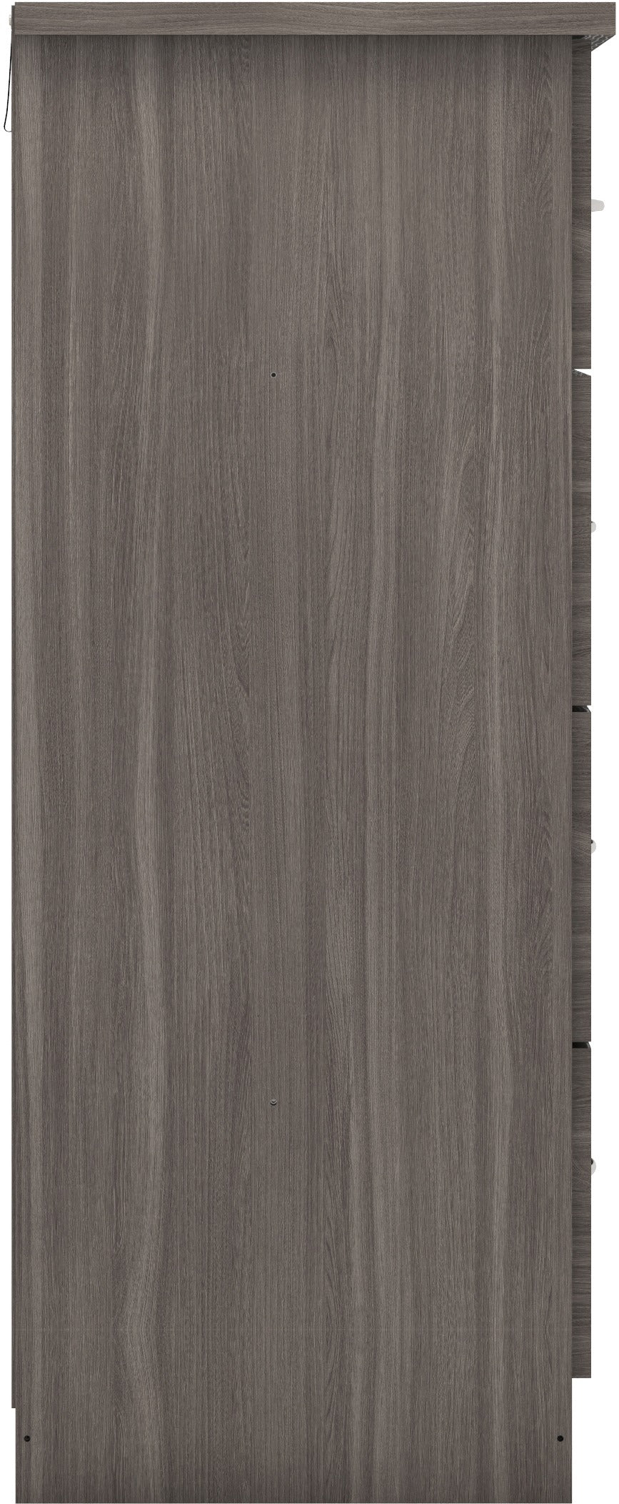 Nevada 3+2 Drawer Chest - Black Wood Grain