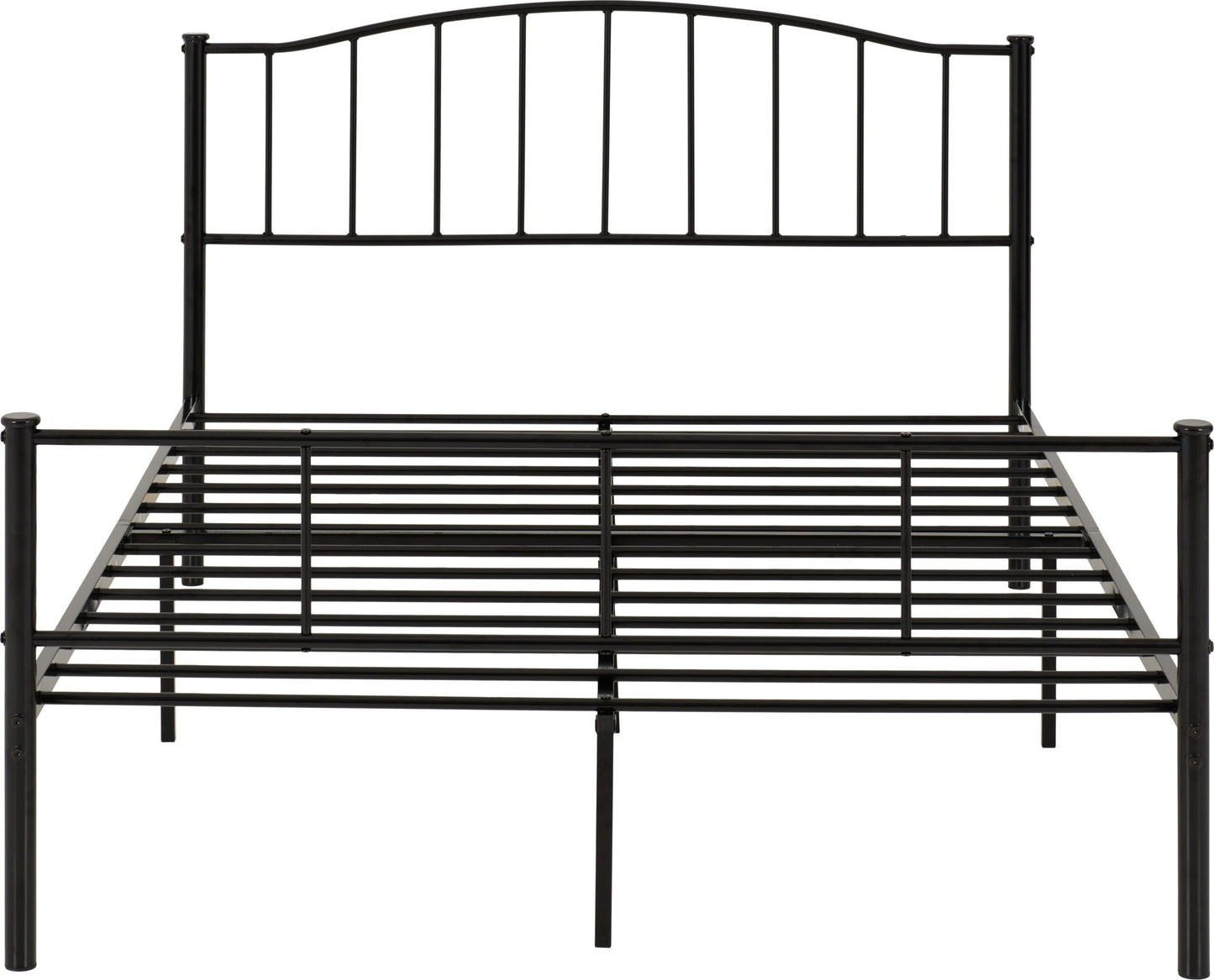 Newton 4'6" Bed - Black
