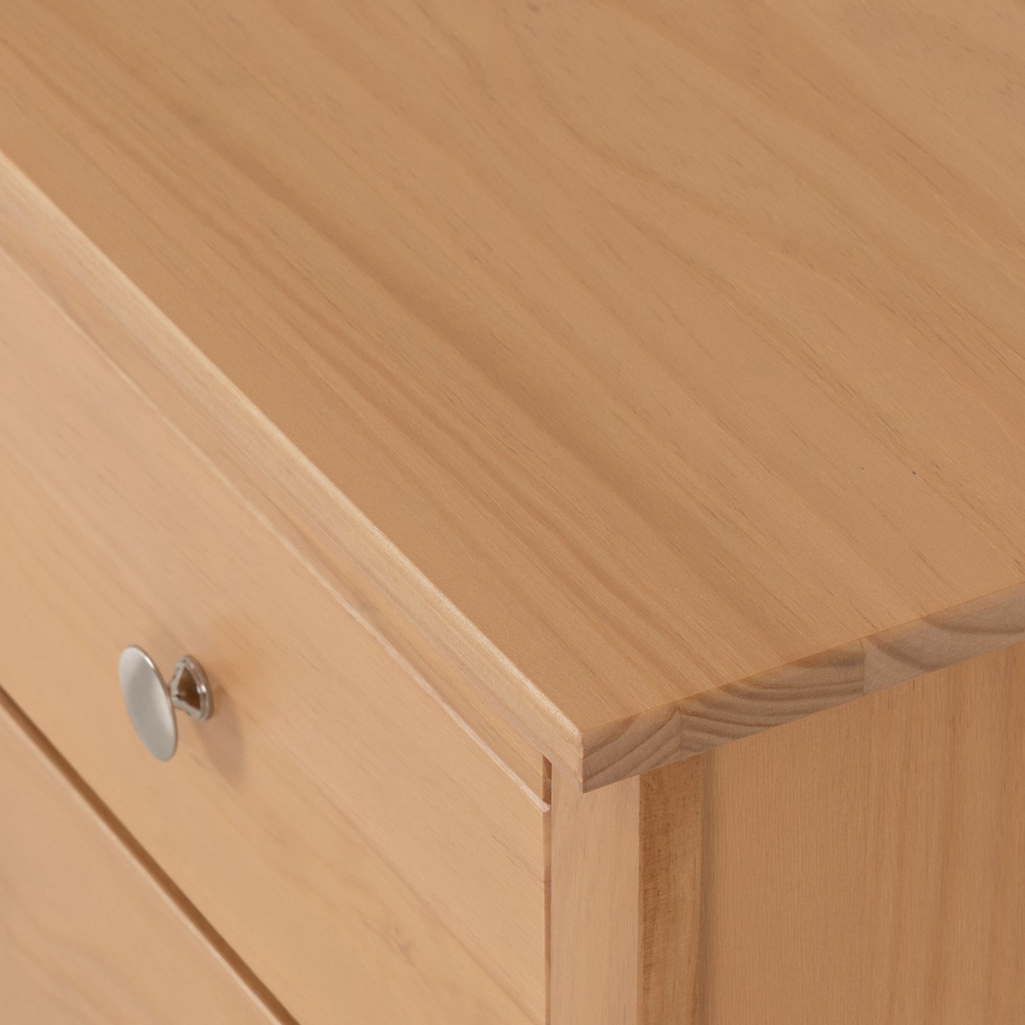 Oslo 3 Drawer Bedside - Antique Pine