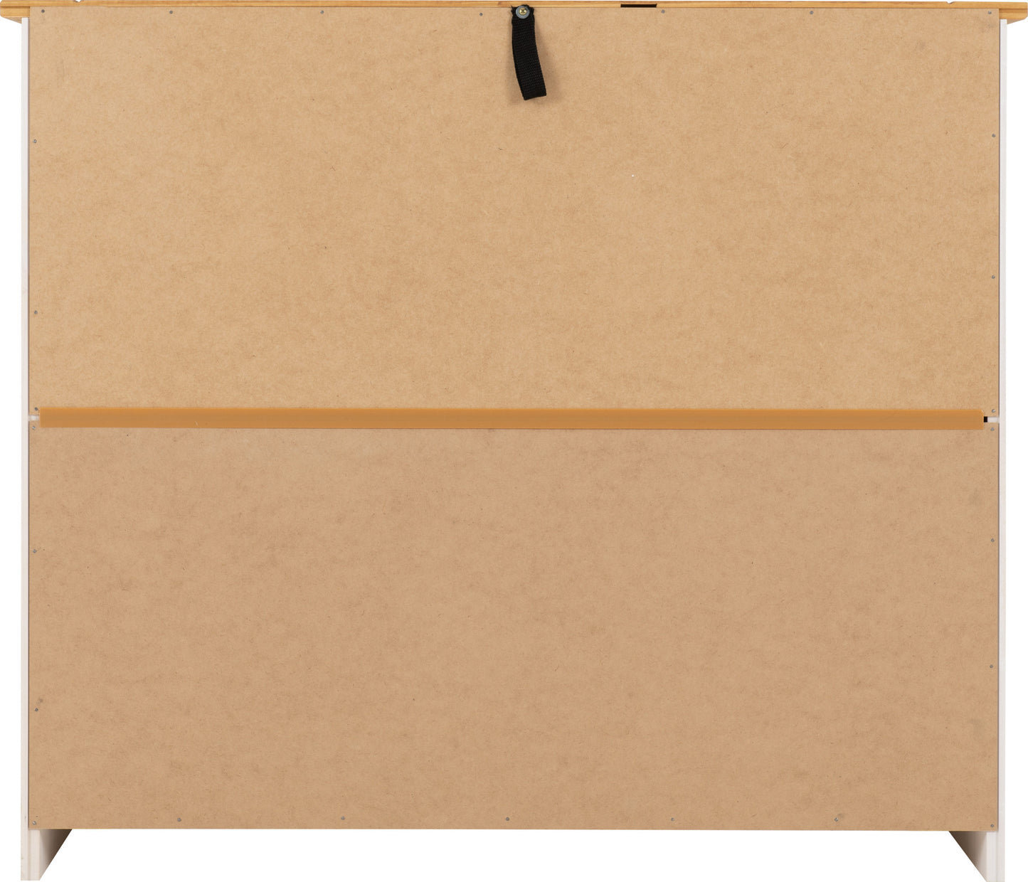 Panama 2 Door 2 Drawer Sideboard - White/Natural Wax