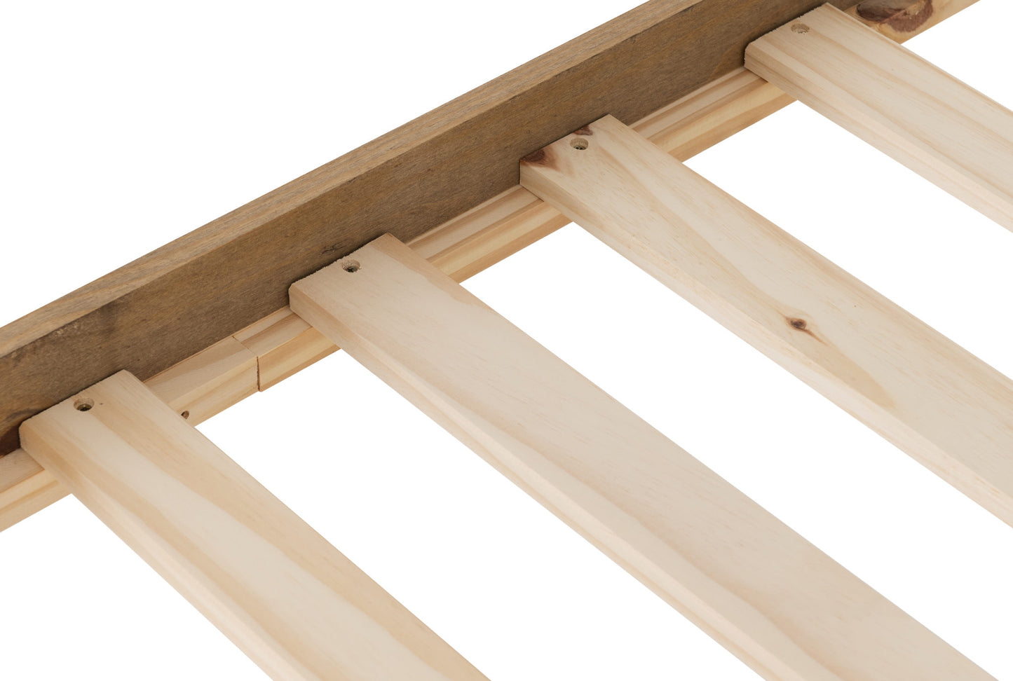 Panama 4'6" Bed - Natural Wax