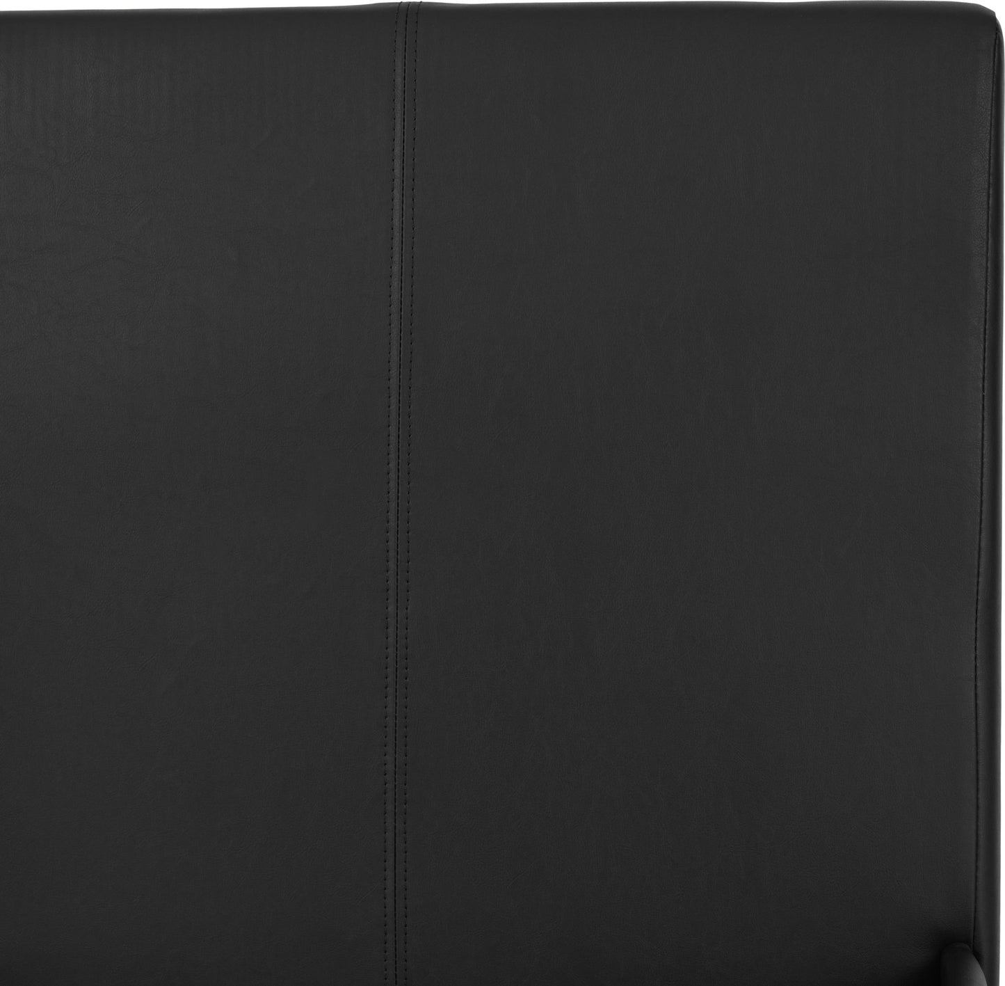 Prado 4'6" Bed - Black Pu
