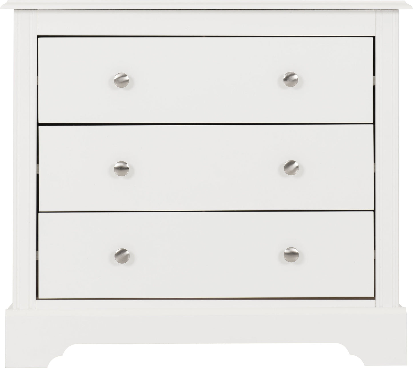 Stratford 3 Drawer Chest - White
