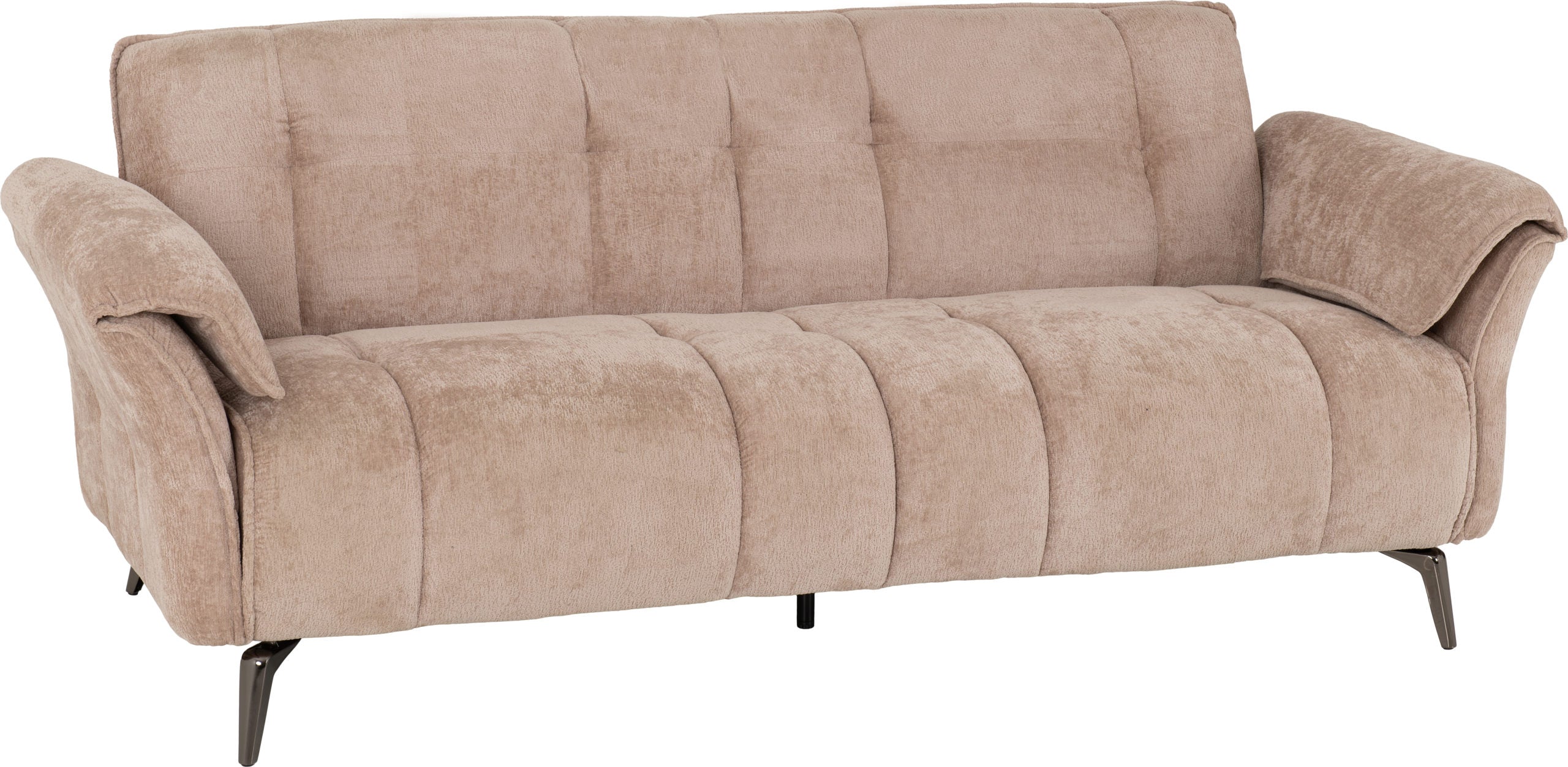 Amalfi 3 Seater Sofa - Champagne Fabric