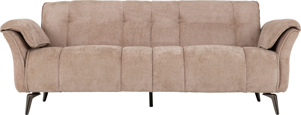 Amalfi 3 Seater Sofa - Champagne Fabric
