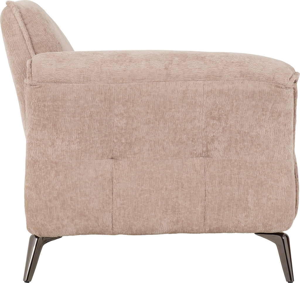 Amalfi 3 Seater Sofa - Champagne Fabric