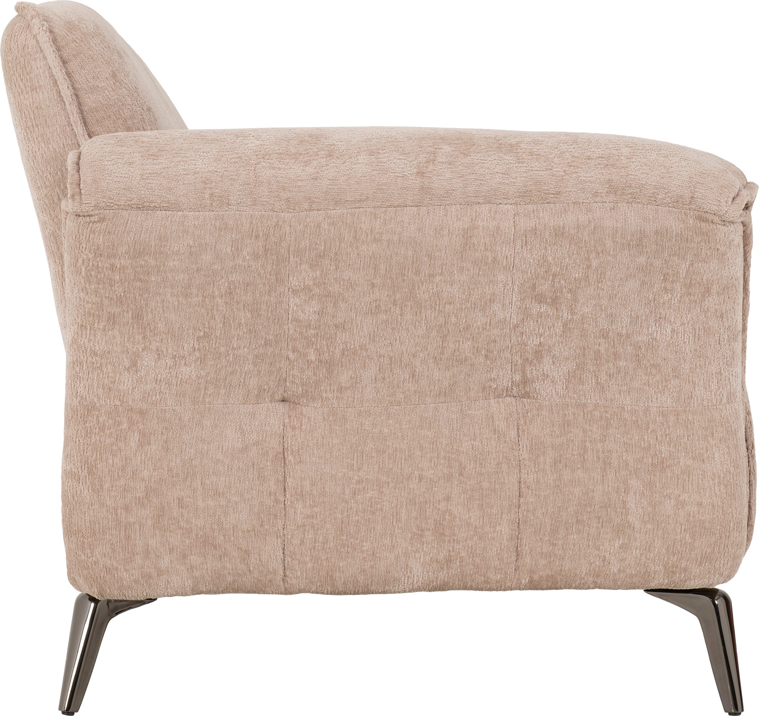 Amalfi 3 Seater Sofa - Champagne Fabric
