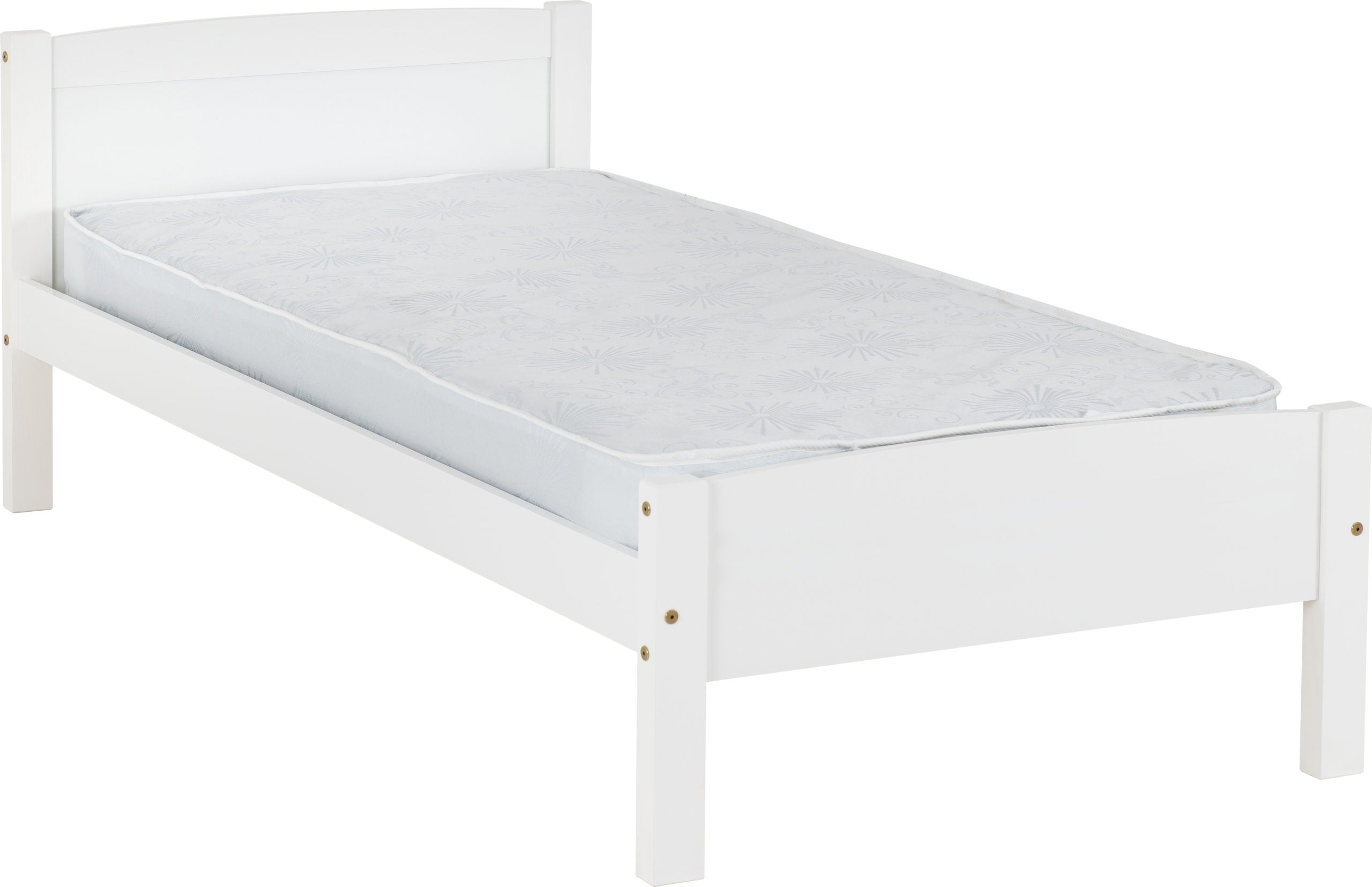 Amber 3' Bed - White
