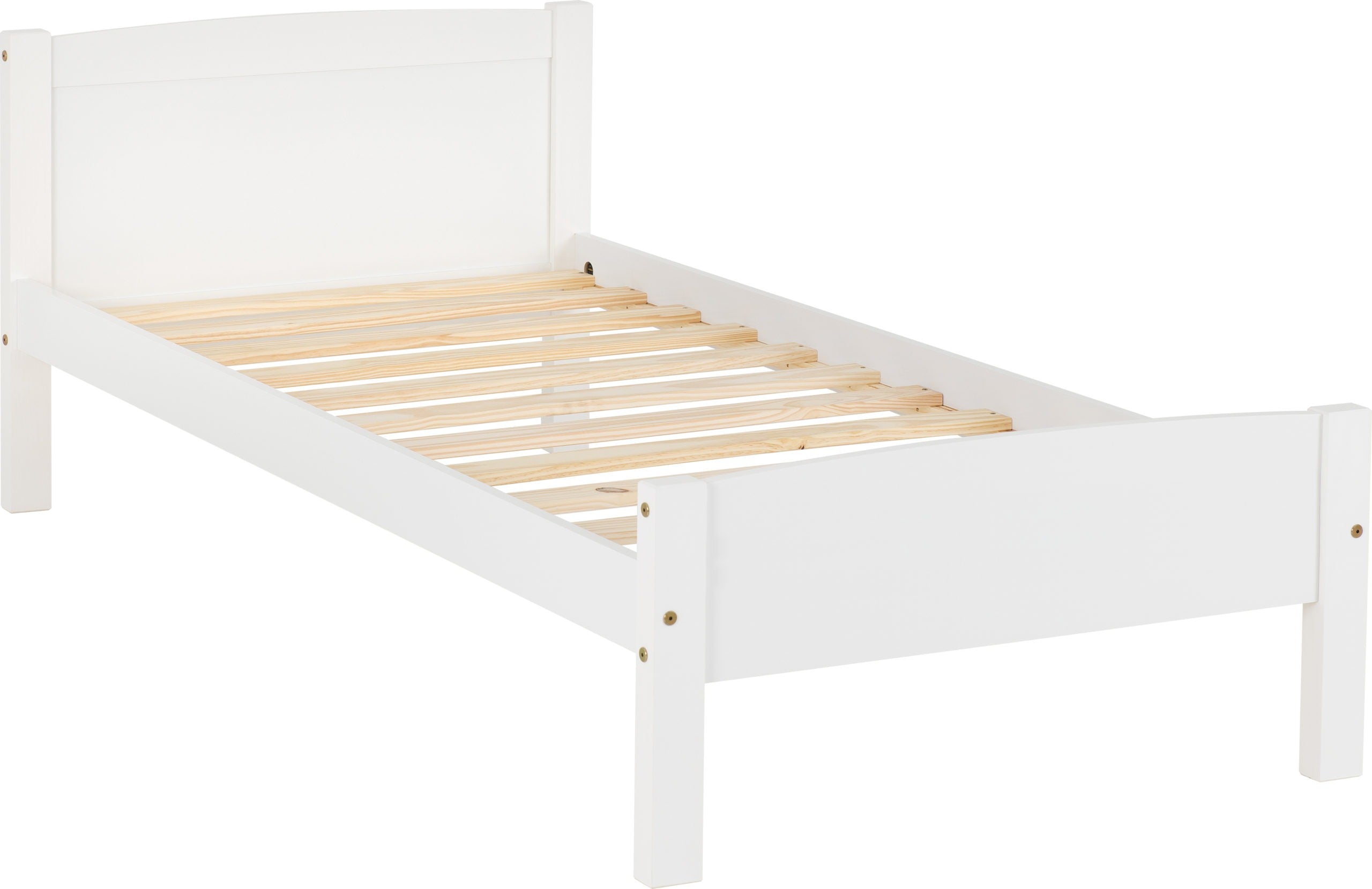 Amber 3' Bed - White