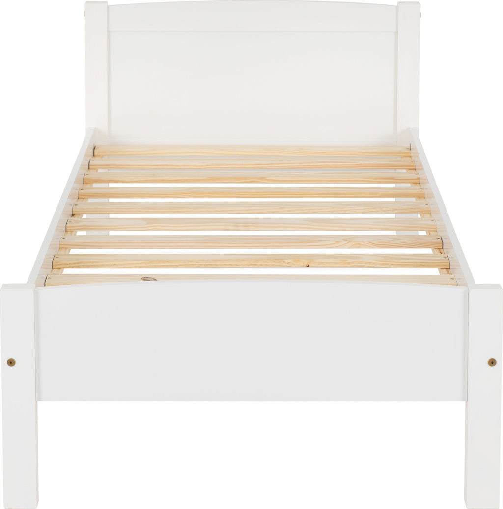 Amber 3' Bed - White