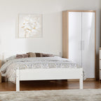 Amber 4'6" Bed - White