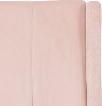 Amelia 3' Bed - Pink Velvet Fabric