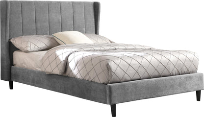 Amelia 4'6" Bed - Dark Grey Fabric
