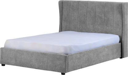 Amelia 4'6" Plus Bed - Dark Grey Fabric