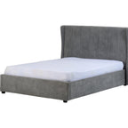 Amelia 5' Plus Bed - Dark Grey Fabric