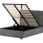 Amelia 5' Plus Bed - Dark Grey Fabric