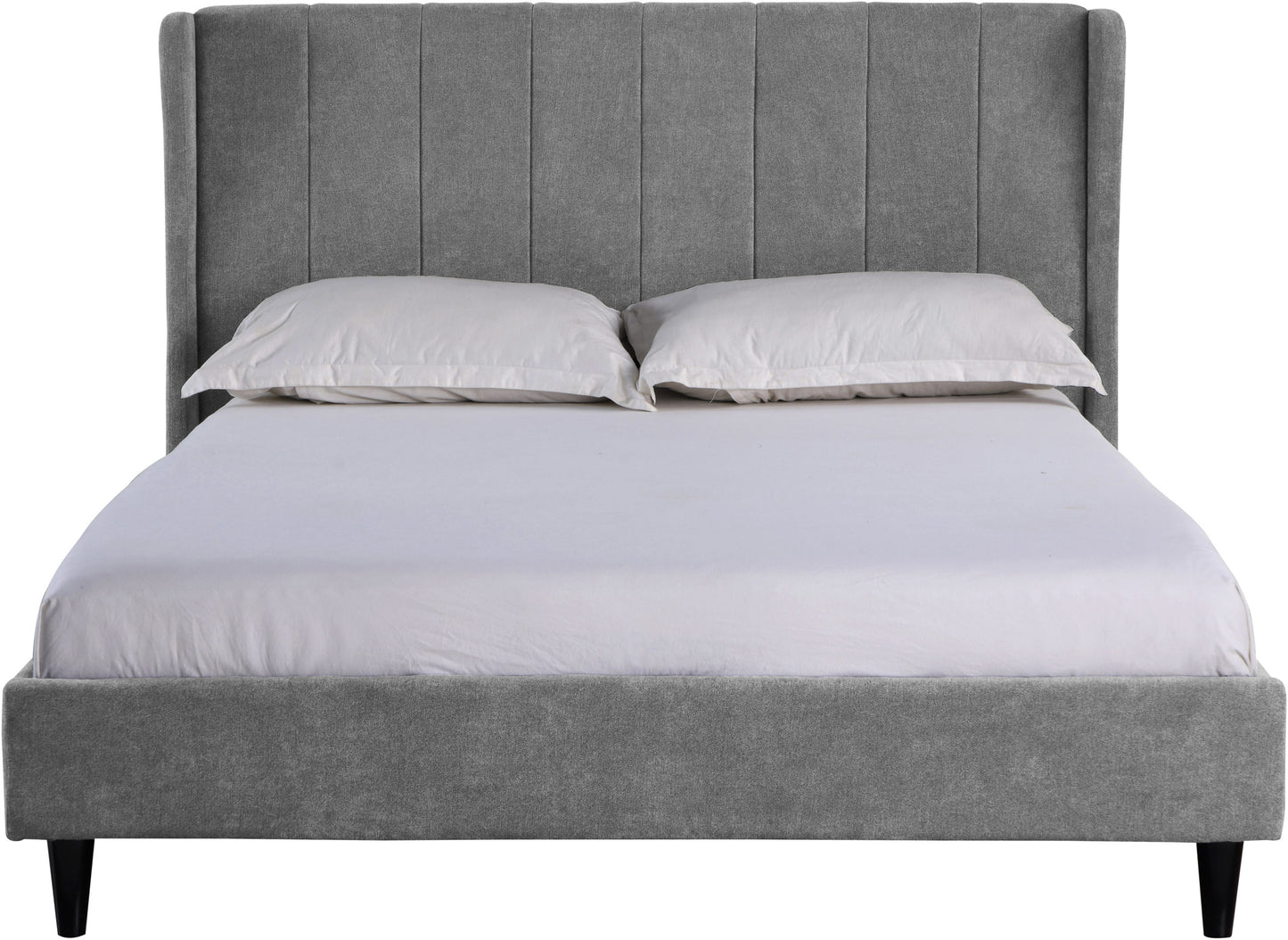 Amelia 5' Bed - Dark Grey Fabric