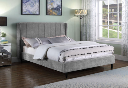 Amelia 5' Bed - Dark Grey Fabric