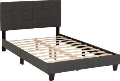 Arran 4'6" Bed - Grey Fabric