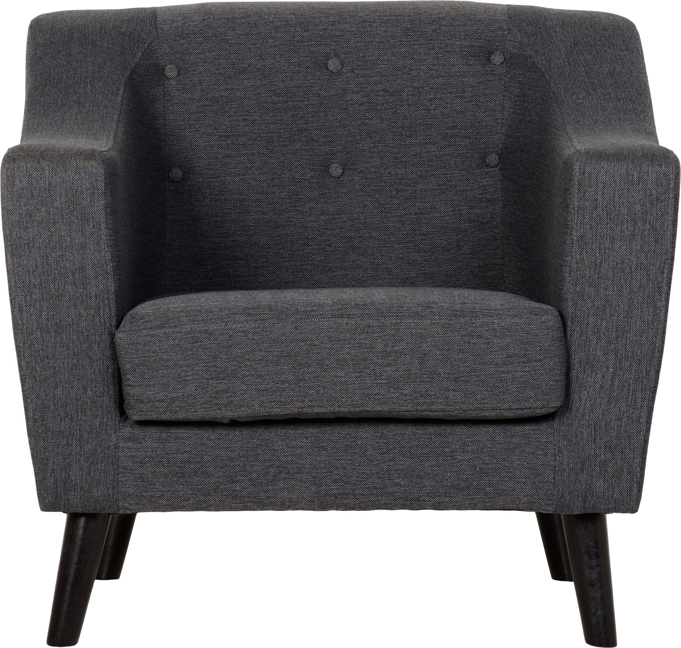 Ashley 1 Seater Sofa - Dark Grey