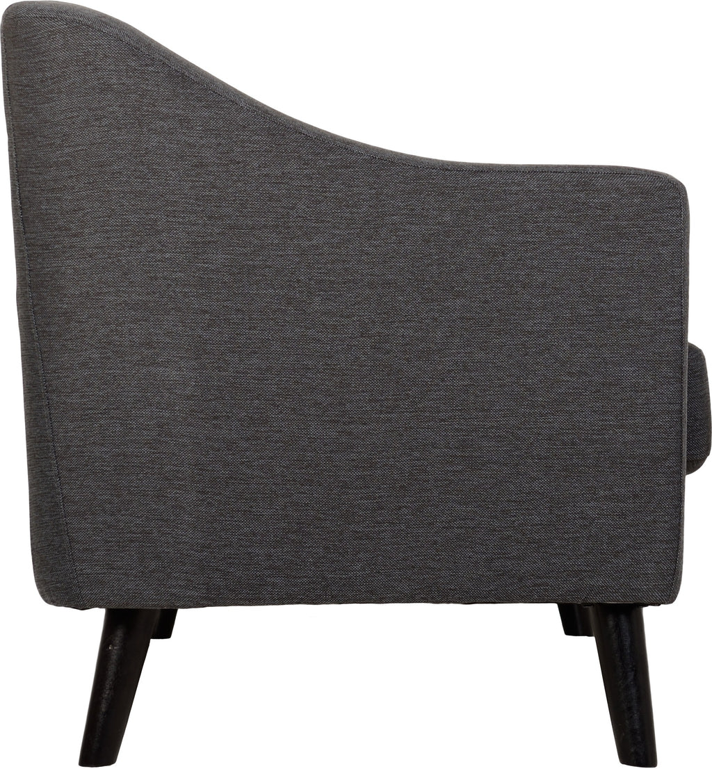 Ashley 1 Seater Sofa - Dark Grey