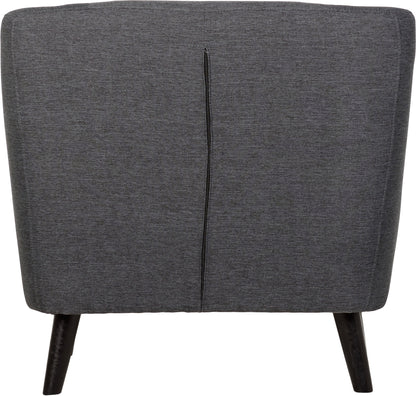 Ashley 1 Seater Sofa - Dark Grey