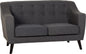 Ashley 2 Seater Sofa - Dark Grey