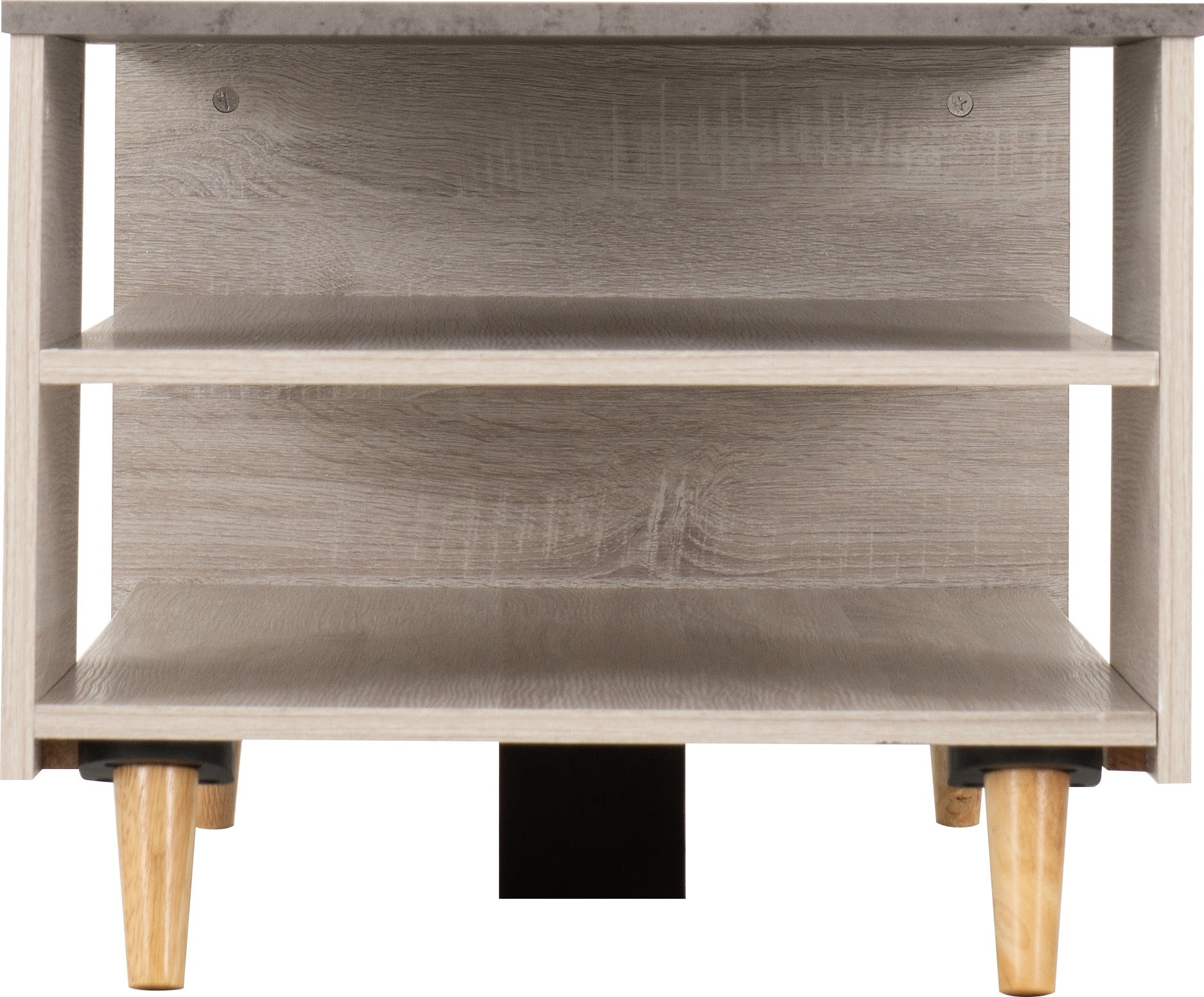 Aspen Coffee Table - White Oak/Stone Effect