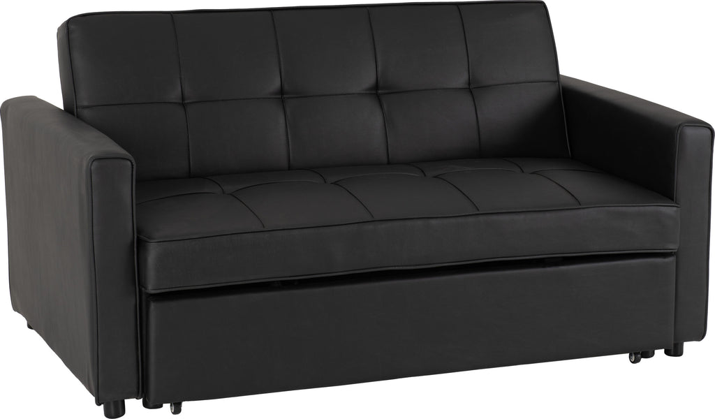 Astoria Sofa Bed - Black Pu